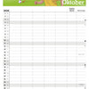 Familiekalender FamilyPlan Skoleåret 2026/27 - 5-pers.