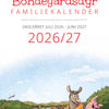 Familiekalender DYR Skoleåret 2026/27 - 5-pers.