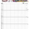 Familiekalender FamilyPlan 2027 - 5-pers.