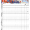 Familiekalender FamilyPlan 2027 - 7-pers.