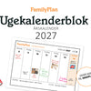 FamilyPlan Ugekalenderblok 2027