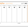FamilyPlan Ugekalenderblok 2027