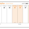 FamilyPlan Ugekalenderblok 2027