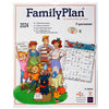 Familiekalender 7-pers. - PAKKE inkl. Sugekop og Magnetpen