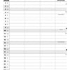 Familiekalender MINI Skoleåret 2025/26 - 3-pers.