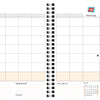 Familiekalender FamilyPlan Bordkalender Skoleåret 2025/26 - 6-pers.