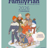 Familiekalender FamilyPlan Kalenderåret 2026, 7-pers. - PAKKE inkl. Sugekop og Magnetpen