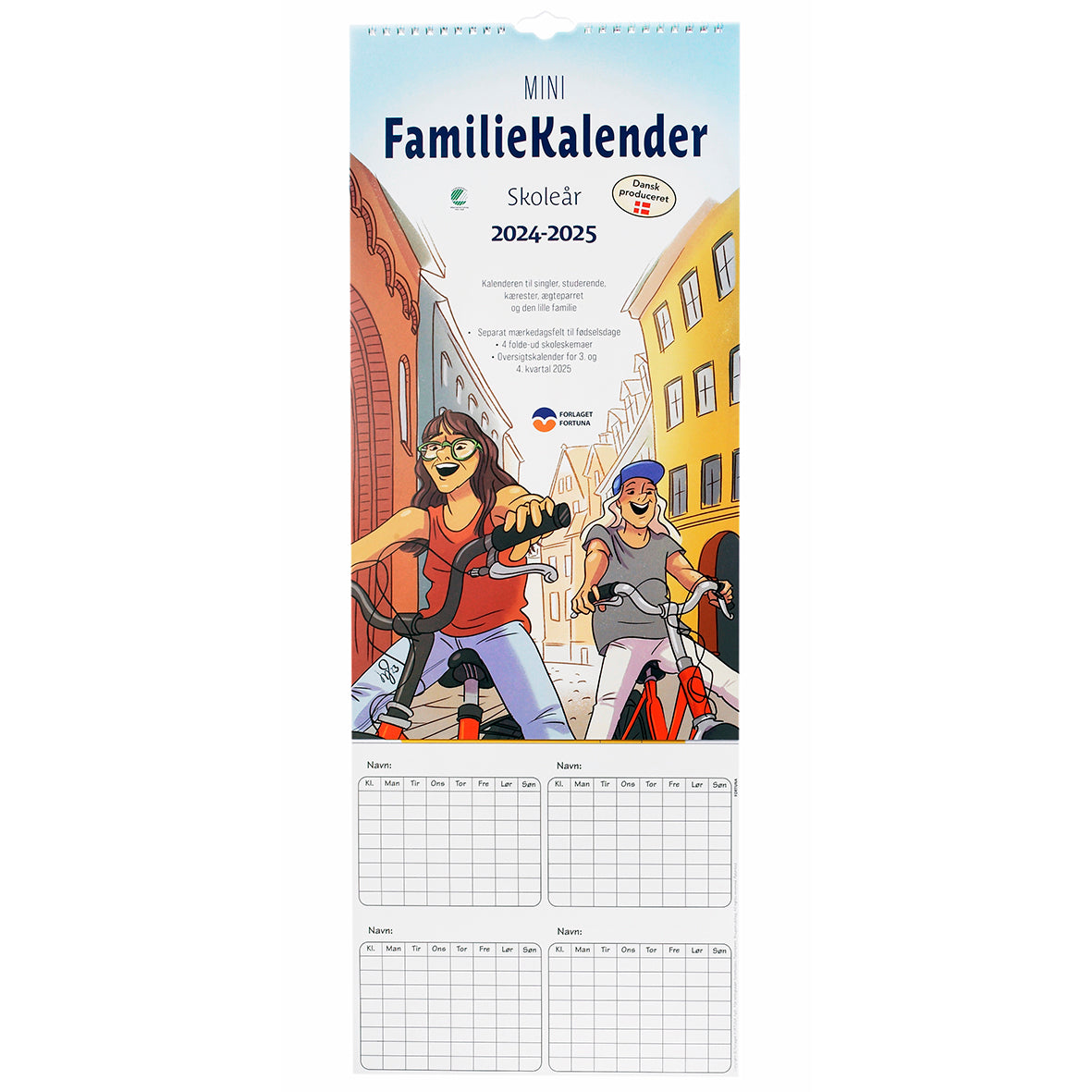 Familiekalender MINI 2024/25 - 3-pers.