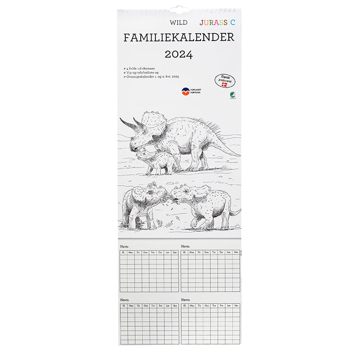 Familiekalender WILD 2024 - 5-pers.