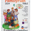 Familiekalender FamilyPlan TABLE 2024 - 6-pers.